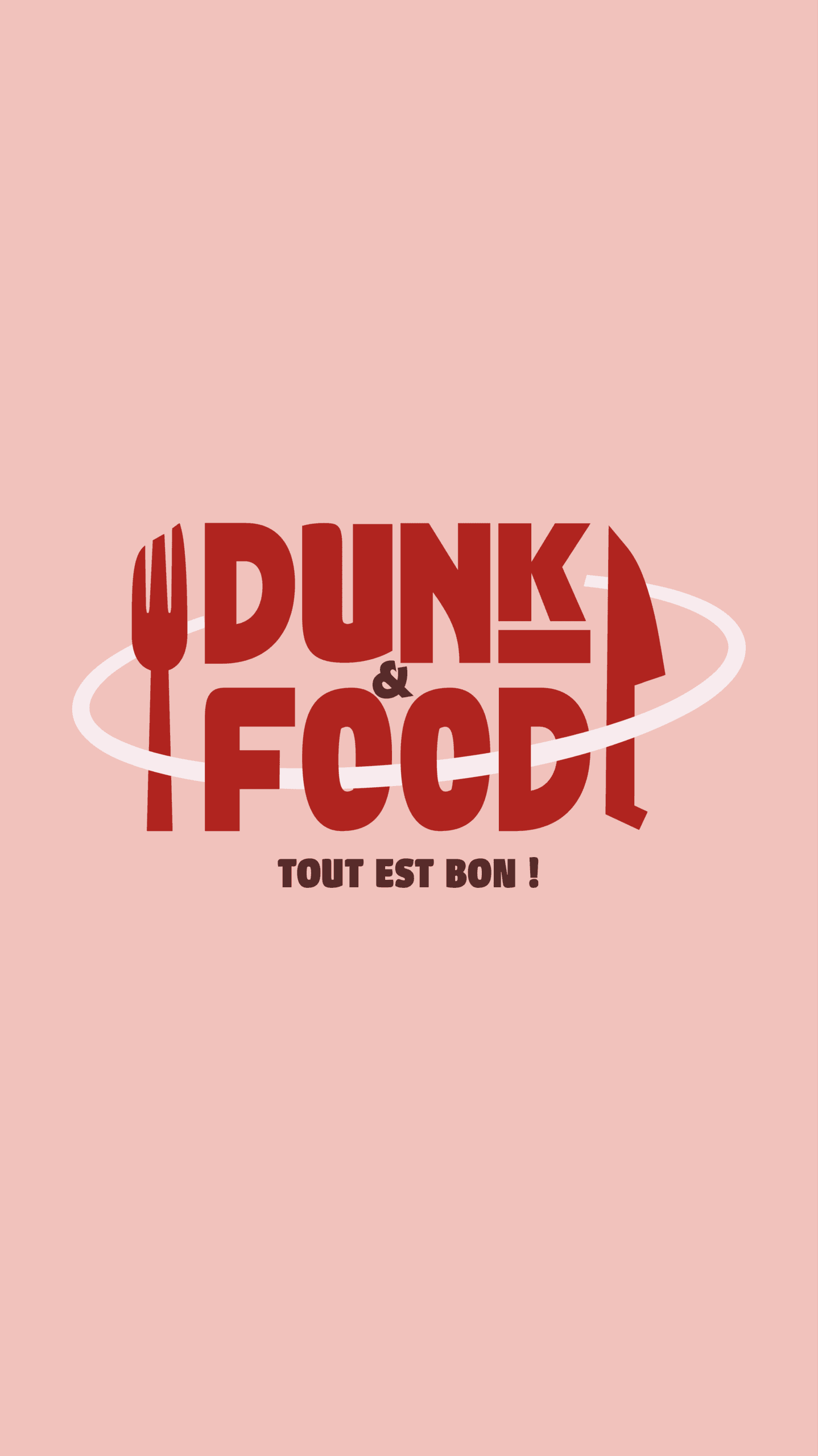Logo Dunk & Food — identité visuelle par Kanae Studio